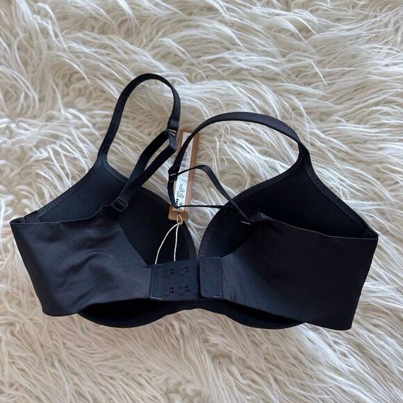 Skims Ultimate Push-up Plunge Bra Onyx Size 32D - Picture 5 of 7